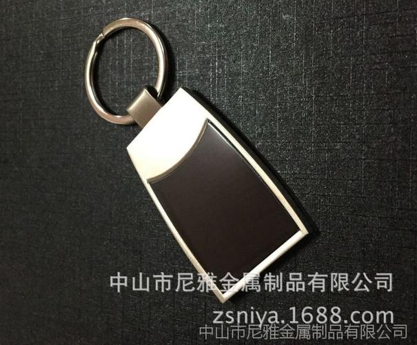 钥匙扣厂家定制 简单金属钥匙扣 椭圆形金属钥匙扣 宣传促销